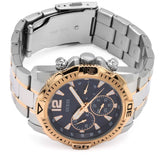 Guess Commander Chronograph Blue Dial Two Tone Steel Strap Watch for Men - GW0056G5 Buy Now By Guess