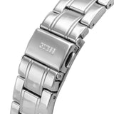 Guess Sparkler Diamonds Silver Dial Silver Steel Strap Watch for Women - GW0111L1 Buy Now By Guess