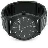 Fossil Machine Black Dial Black Steel Strap Watch for Men - FS4775 Buy Now By Fossil