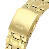 Guess Continental Black Dial Gold Steel Strap Watch for Men - GW0260G2 Buy Now By Guess