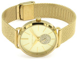 Michael Kors Portia Gold Dial Gold Mesh Bracelet Watch for Women - MK3844 Buy Now By Michael Kors