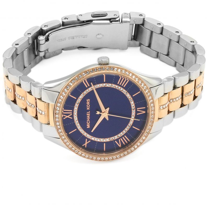 Michael Kors Lauryn Quartz Blue Dial Two Tone Steel Strap Watch For Women - MK3929 Buy Now By Michael Kors