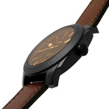 Fossil Machine Chronograph Black Dial Brown Leather Strap Watch for Men - FS5234 Buy Now By Fossil