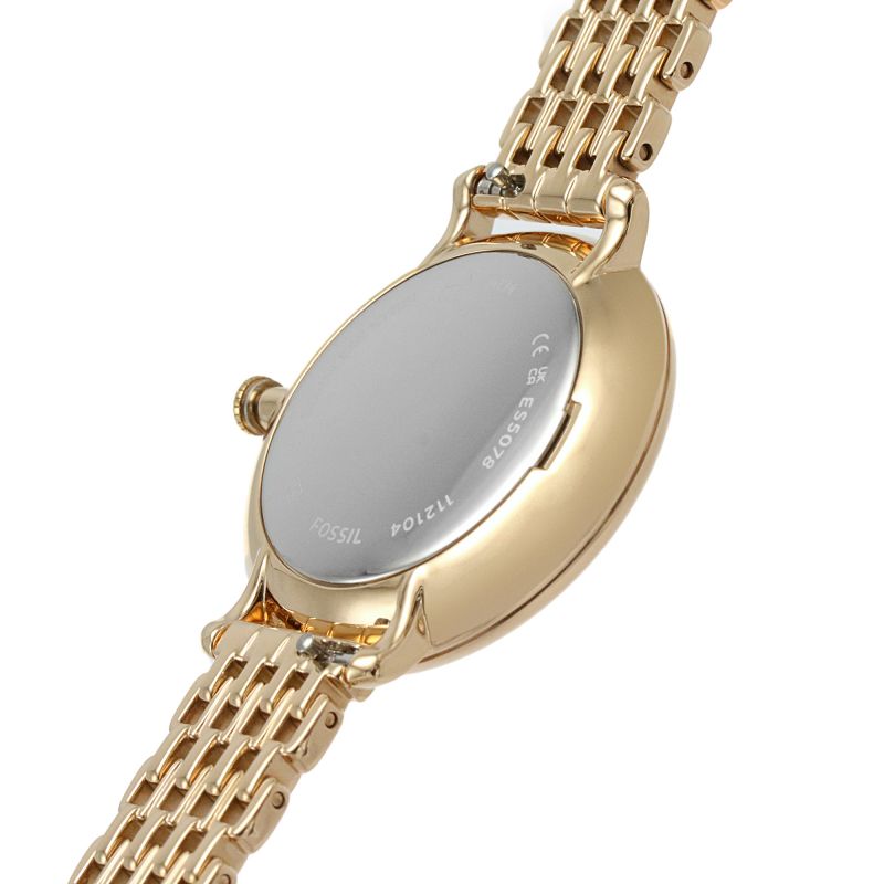 Fossil Jacqueline Moonphase Mother of Pearl Dial Gold Steel Strap Watch for Women - ES5167 Buy Now By Fossil