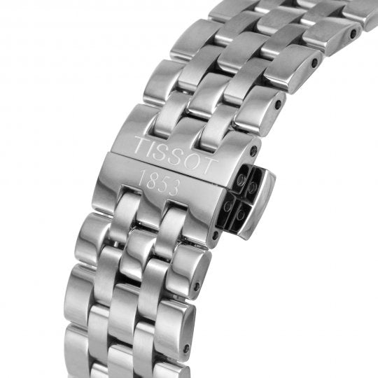 Tissot Carson Premium Black Dial Silver Steel Strap Watch For Men - T122.410.11.053.00 Buy Now By Tissot