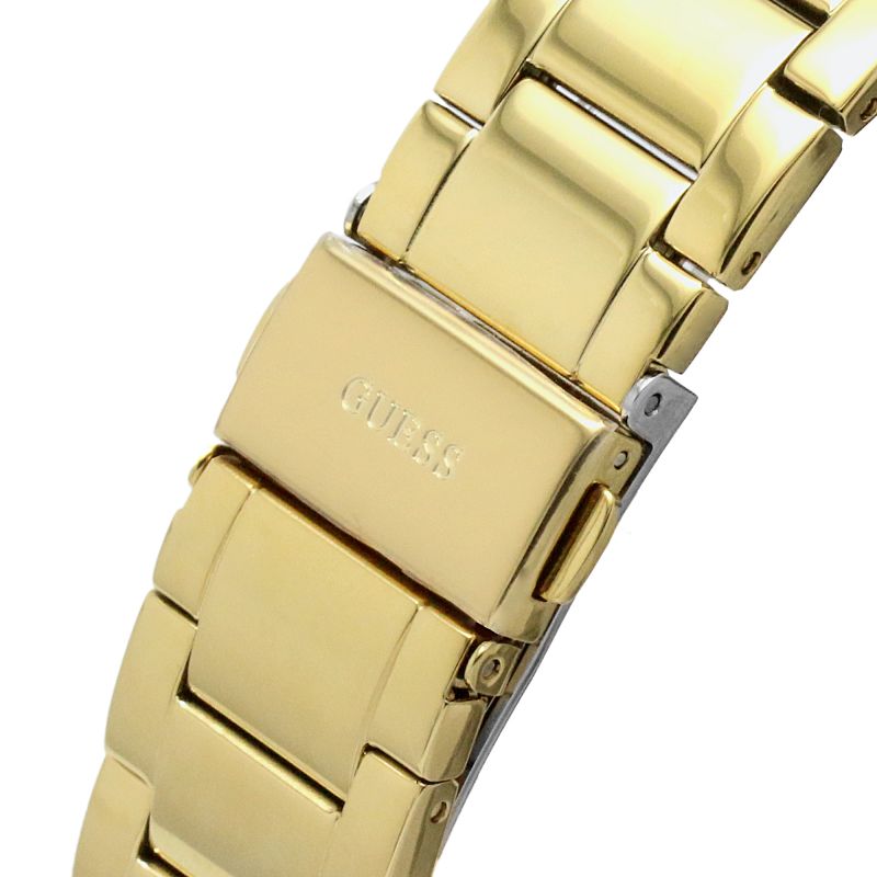 Guess Moonlight Multi Function Diamonds Gold Dial Gold Steel Strap Watch for Women - GW0320L2 Buy Now By Guess