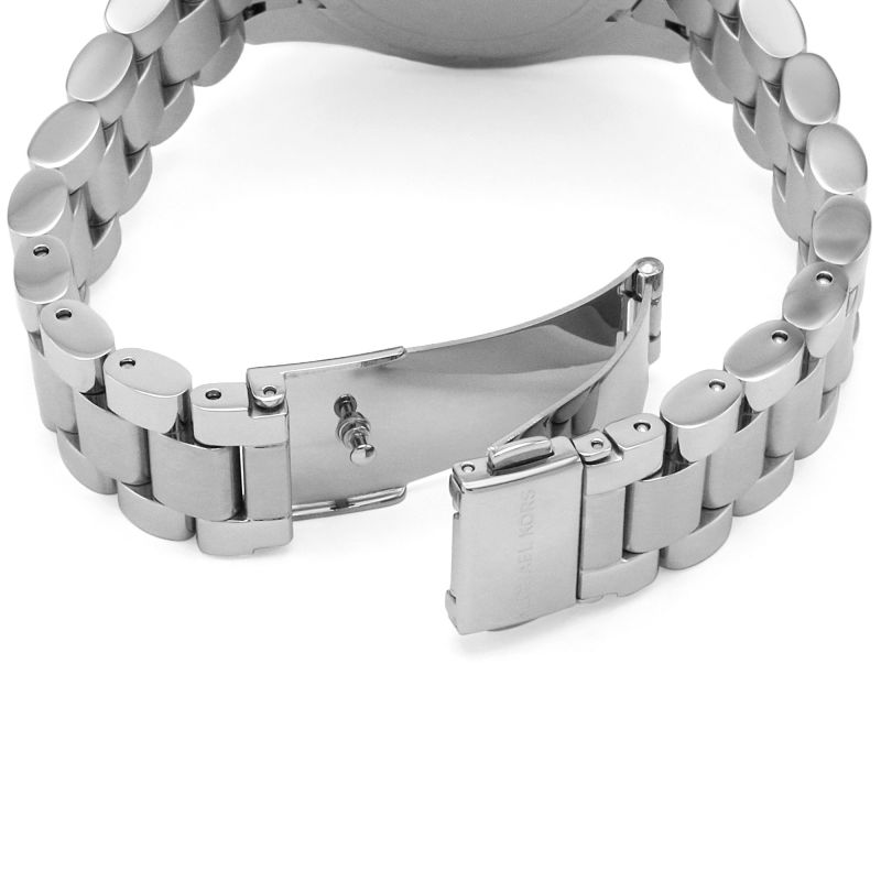 Michael Kors Bradshaw Chronograph Silver Dial Silver Steel Strap Watch for Women - MK6174 Buy Now By Michael Kors