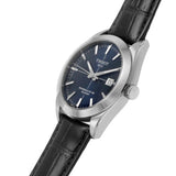 Tissot Gentleman Powermatic 80 Silicium Blue Dial Black Leather Strap Watch For Men - T127.407.16.041.01 Buy Now By Tissot