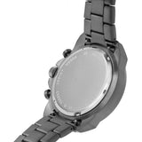 Fossil Forrester Chronograph Black Dial Grey Steel Strap Watch for Men - FS5606 Buy Now By Fossil