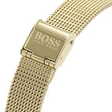 Hugo Boss Flawless White Dial Gold Mesh Bracelet Watch for Women - 1502552 Buy Now By Hugo Boss