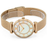 Emporio Armani Gianni T Bar Mother of Pearl Dial Gold Mesh Bracelet Watch For Women - AR11321 Buy Now By Emporio Armani