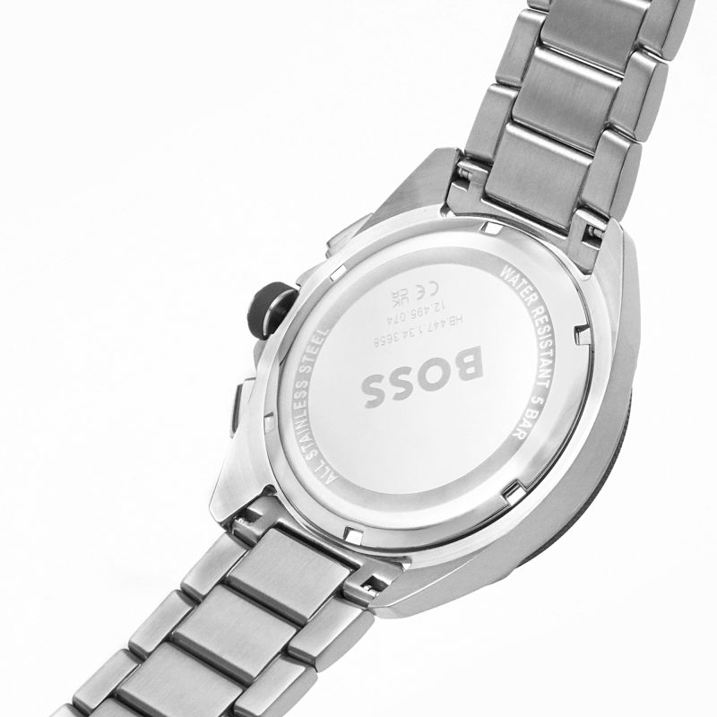 Hugo Boss Volane Grey Dial Silver Steel Strap Watch for Men - 1513951 Buy Now By Hugo Boss