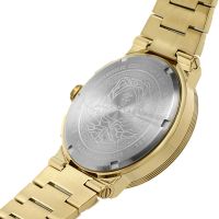 Versace Greca Chronograph Black Dial Gold Steel Strap Watch For Men - VEZ900421 Buy Now By Versace