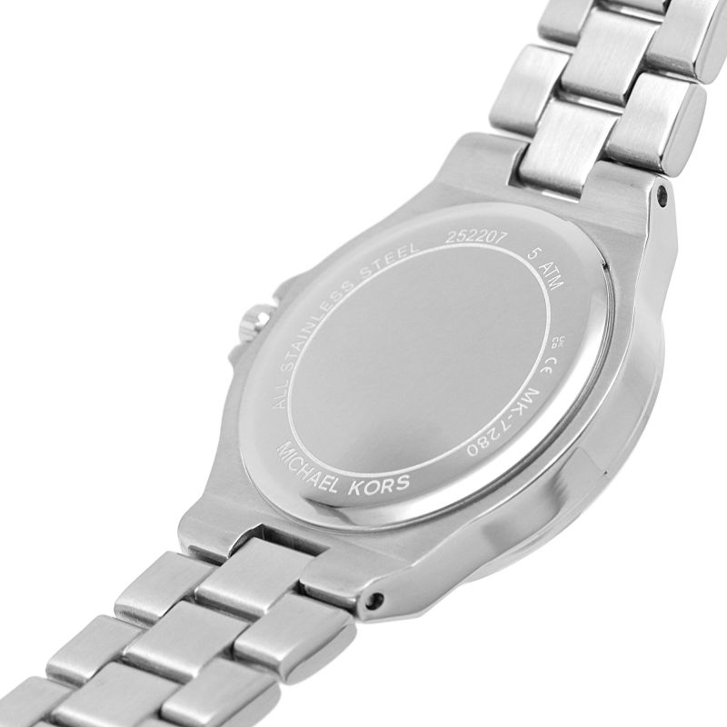 Michael Kors Lennox Three Hand Silver Dial Silver Steel Strap Watch For Women - MK7280 Buy Now By Michael Kors