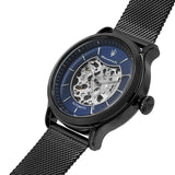 Maserati Epoca Automatic Skeleton Blue Dial Mesh Bracelet Watch For Men - R8823118002 Buy Now By Maserati