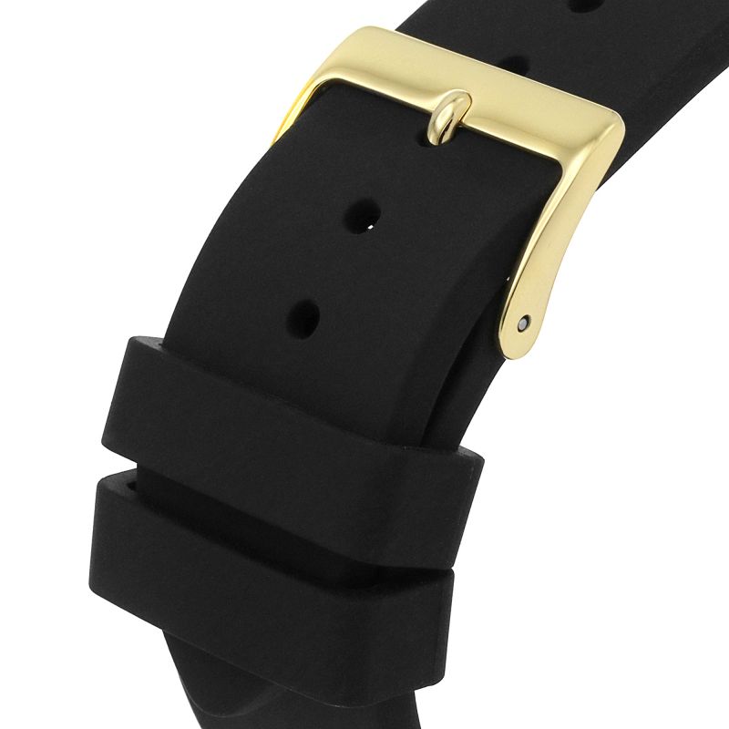 Guess Venus Diamonds Black Dial Black Rubber Strap Watch for Women - GW0118L1 Buy Now By Guess