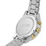 Hugo Boss Admiral Black Dial Two Tone Steel Strap Watch for Men - 1513908 Buy Now By Hugo Boss