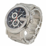 Gucci G Chrono Diamonds Black Dial Silver Steel Strap Watch For Men - YA101324 Buy Now By Gucci