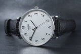 Tissot Everytime Large White Dial Black Leather Strap Watch For Men - T109.610.16.032.00 Buy Now By Tissot