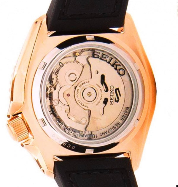 Seiko 5 Sport SKX Automatic Black Dial Black Silicone Strap Watch For Men - SRPD76K1 Buy Now By Seiko