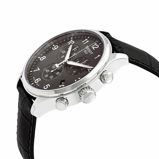 Tissot Chrono XL Classic Black Dial Black Leather Strap Watch For Men - T116.617.16.057.00 Buy Now By Tissot
