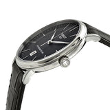 Tissot Carson Premium Powermatic 80 Black Dial Black Leather Strap Watch For Men - T122.407.16.051.00 Buy Now By Tissot