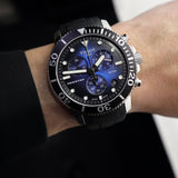 Tissot Seastar 1000 Chronograph Blue Dial Black Rubber Strap Watch For Men - T120.417.17.041.00 Buy Now By Tissot