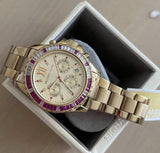 Michael Kors Everest Chronograph Gold Dial Gold Steel Strap Watch for Women - MK5871 Buy Now By Michael Kors