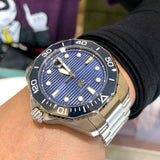 Tag Heuer Aquaracer Professional 300 Automatic Blue Dial Silver Steel Strap Watch for Men - WBP201B.BA0632