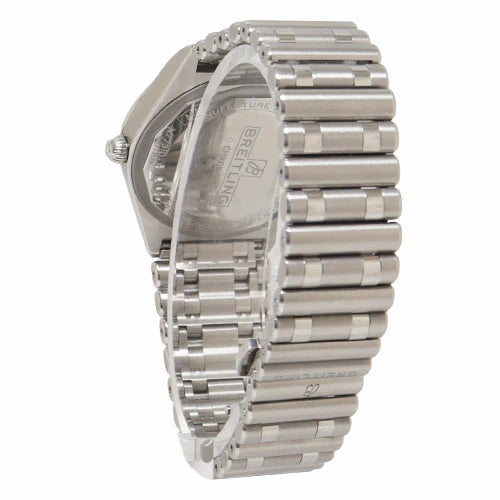 Breitling Chronomat 32 Diamonds Green Dial Silver Steel Strap Watch for Women - A77310101L1A1 Buy Now By Breitling