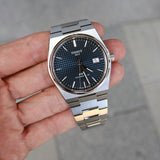 Tissot PRX Powermatic 80 Blue Dial Silver Steel Strap Watch for Men - T137.407.11.041.00 Buy Now By Tissot