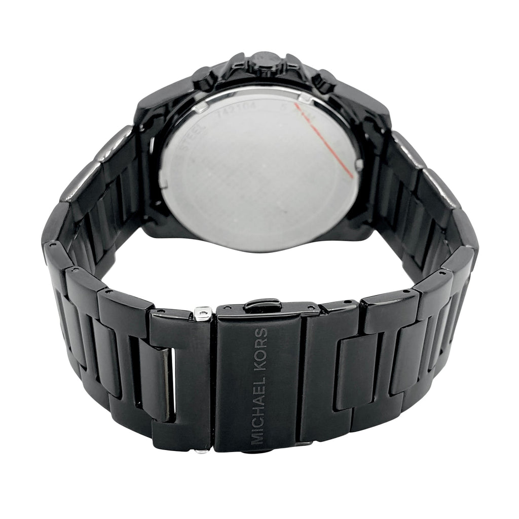 Michael Kors Alek Oversized Black Dial Black Steel Strap Watch For Men - MK8900 Buy Now By Michael Kors