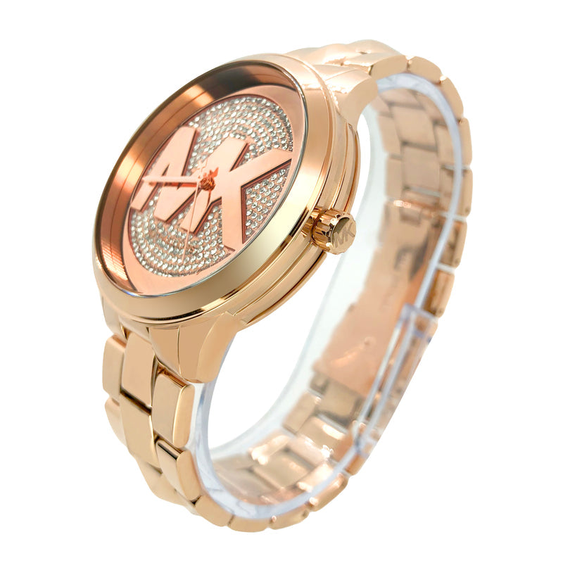 Michael Kors Runway Mercer Quartz Rose Gold Dial Rose Gold Steel Strap Watch For Women - MK6736 Buy Now By Michael Kors