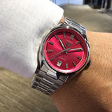 Tag Heuer Carrera Date Automatic 18K Pink Dial Silver Steel Strap Watch for Women - WBN2313.BA0001 Buy Now By Tag Heuer