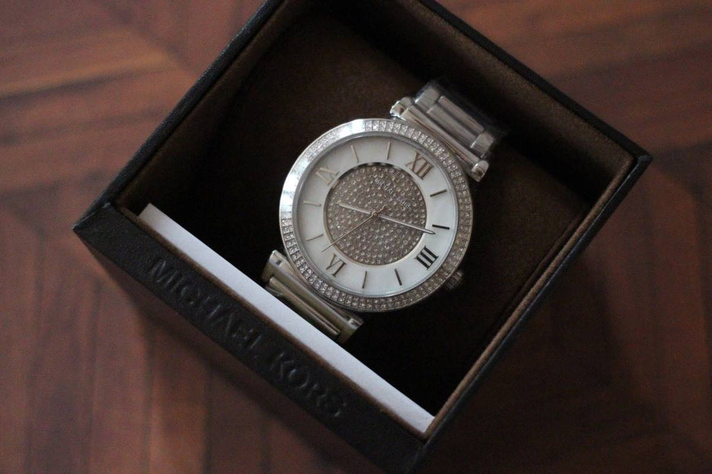 Michael Kors Catlin Silver Dial Silver Steel Strap Watch for Women - MK3355 Buy Now By Michael Kors