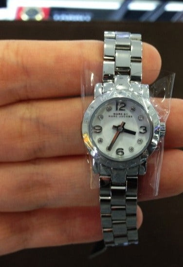 Marc Jacobs Amy White Dial Silver Steel Strap Watch for Women - MBM8611 Buy Now By Marc Jacobs