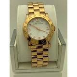 Marc Jacobs Amy White Dial Gold Steel Strap Watch for Women - MBM3182 Buy Now By Marc Jacobs