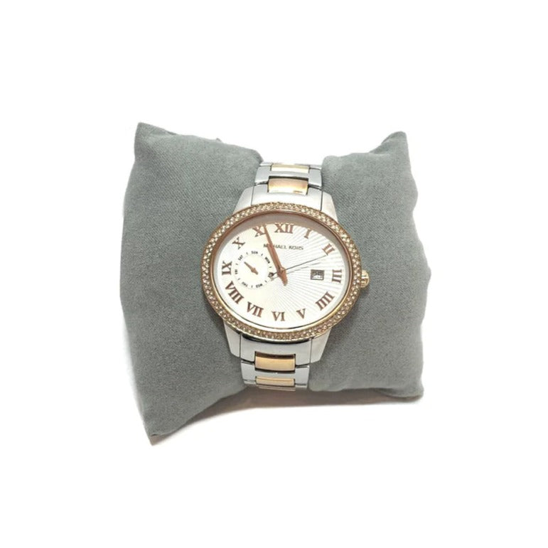 Michael Kors Whitley Analog White Dial Two Tone Steel Strap Watch For Women - MK6228 Buy Now By Michael Kors