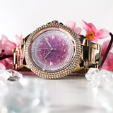 Michael Kors Camille Analog Pink Dial Rose Gold Steel Strap Watch for Women - MK7340 Buy Now By Michael Kors