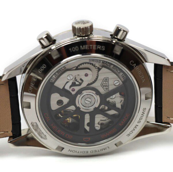 Tag Heuer Carrera Automatic Chronograph Red Dial Black Leather Strap Watch for Men - CBK221G.FC6479 Buy Now By Tag Heuer