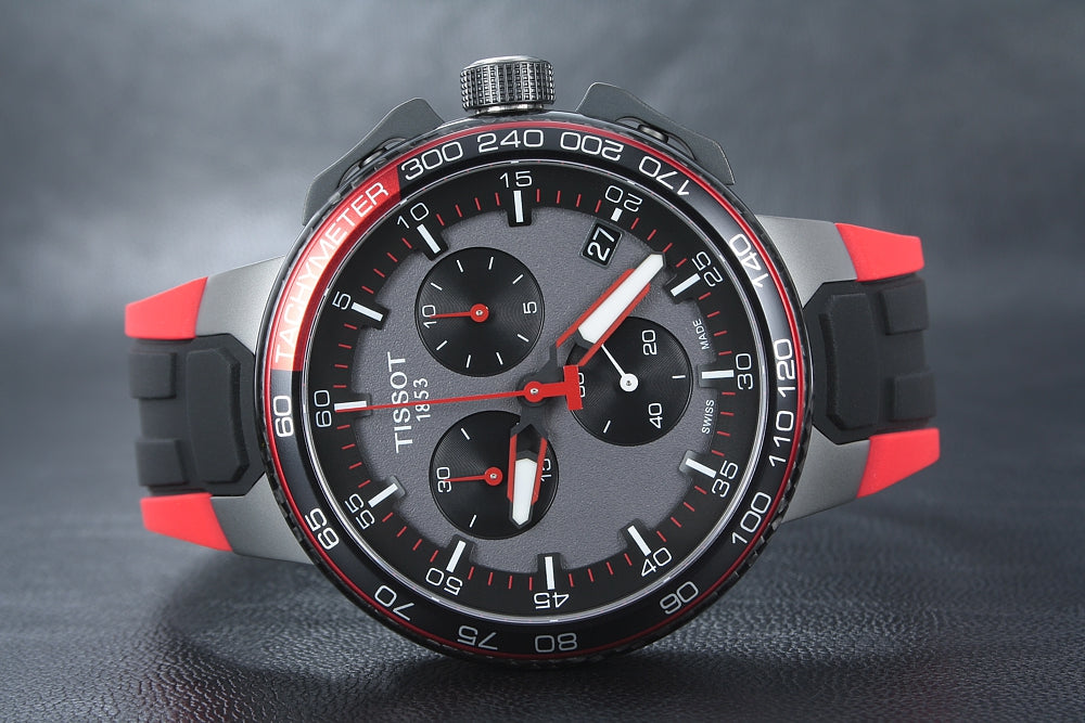 Tissot T Race Cycling Vuelta Black Dial Two Tone Rubber Strap Watch For Men - T111.417.37.441.01 Buy Now By Tissot