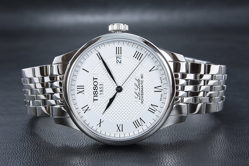 Tissot Le Locle Powermatic 80 Silver Dal Silver Steel Strap Watch For Men - T006.407.11.033.00 Buy Now By Tissot