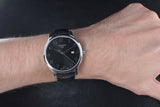 Tissot T Classic Tradition Black Dial Black Leather Strap Watch For Men - T063.610.16.052.00 Buy Now By Tissot