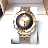 Versace Shadov Quartz Gold Dial Two Tone Steel Strap Watch for Women - VEBM00518 Buy Now By Versace