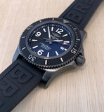 Breitling Superocean Automatic 46mm Black Dial Black Rubber Strap Watch for Men - M17368B71B1S1 Buy Now By Breitling