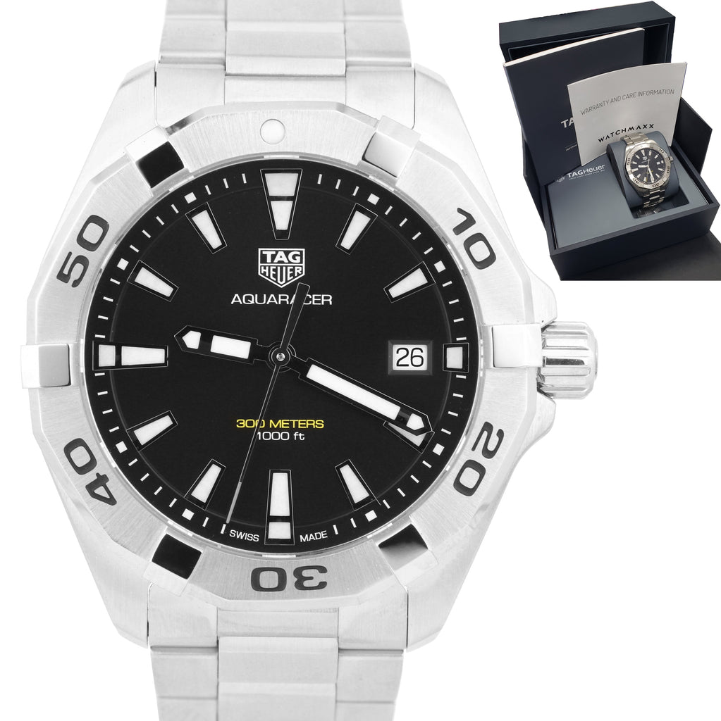 Tag Heuer Aquaracer Black Dial Watch for Men - WBD1110.BA0928 Buy Now By Tag Heuer