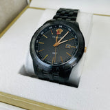 Versace Univers Quartz Black Dial Black Steel Strap Watch for Men - VEBK00618 Buy Now By Versace