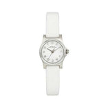 Marc Jacobs Henry Dinky White Dial White Leather Strap Watch for Women - MBM1234 Buy Now By Marc Jacobs