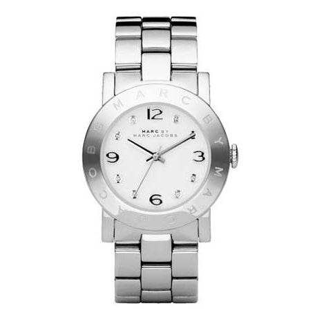 Marc Jacobs Amy White Dial Silver Steel Strap Watch for Women - MBM3054 Buy Now By Marc Jacobs