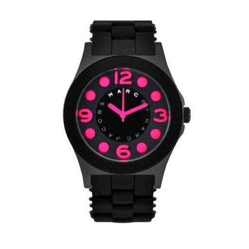 Marc Jacobs Pelly Black Dial Black Silicone Strap Watch for Women - MBM2529 Buy Now By Marc Jacobs
